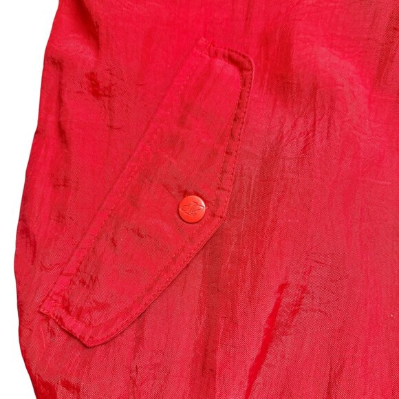 Ohio State Buckeyes L Red Puffer Jacket With Hood & Logo Athletic Branding - Picture 9 of 13